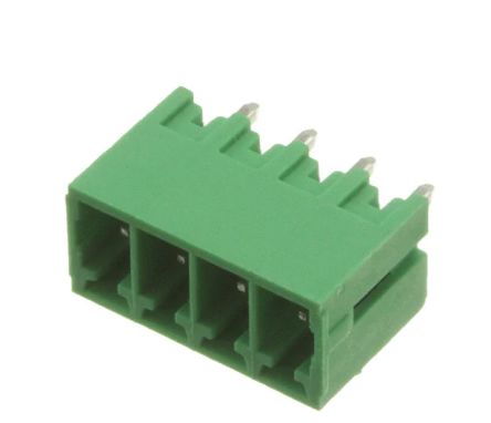 RS PRO, 3.5mm Pitch, 4 Way, Pluggable Terminal Block, Header, Through Hole [0]; 237-8555