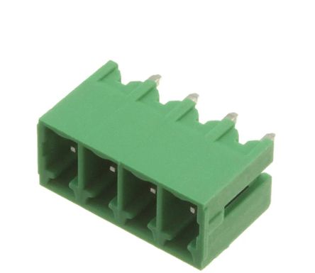 RS PRO, 3.81mm Pitch, 4 Way, Pluggable Terminal Block, Header, Through Hole [0]; 237-8558
