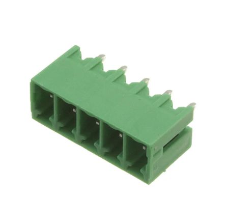 RS PRO, 3.81mm Pitch, 5 Way, Pluggable Terminal Block, Header, Through Hole [0]; 237-8562