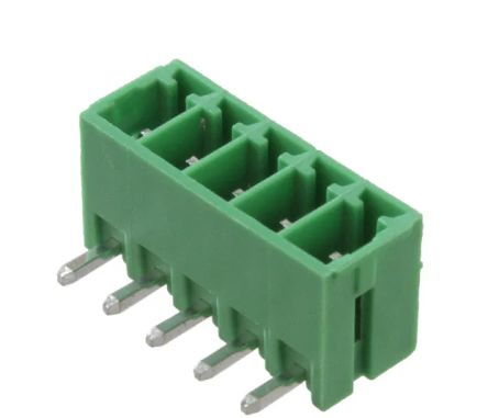 RS PRO, 3.5mm Pitch, 5 Way, Pluggable Terminal Block, Header, Through Hole [0]; 237-8576