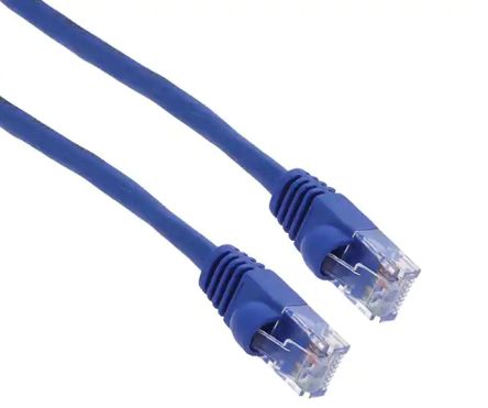 RS PRO, 915mm Cat5e, Blue RJ45 to Male RJ45 Male, U/UTP Unshielded, Terminated PVC Sheath [0]; 237-8582