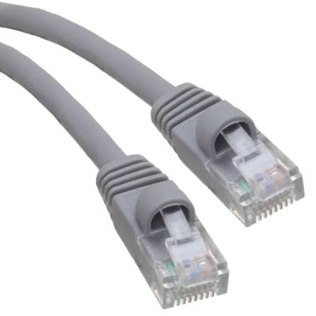 RS PRO, 2.1m Cat5e, Grey RJ45 to Male RJ45 Male, U/UTP Unshielded, Terminated PVC Sheath [0]; 237-8595