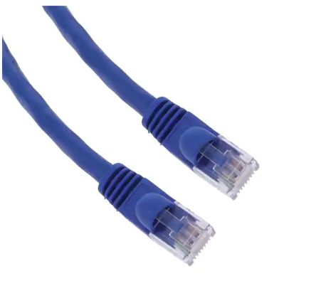 RS PRO, 915mm Cat6, Blue RJ45 to Male RJ45 Male, U/UTP Unshielded, Terminated PVC Sheath [0]; 237-8606