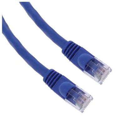 RS PRO, 2.1m Cat6, Blue RJ45 to Male RJ45 Male, U/UTP Unshielded, Terminated PVC Sheath [0]; 237-8617