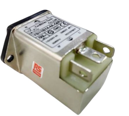 RS PRO Chassis Mount IEC Inlet Filter [0]; 237-8651