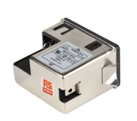 RS PRO Chassis Mount IEC Inlet Filter [0]; 237-8673