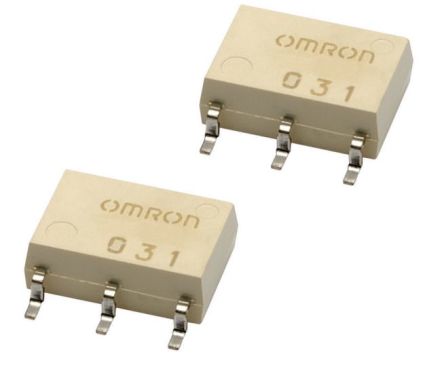 Omron G3VM Series Solid State Relay, 4.5 A, 9 A Load, Surface Mount, 30 V Load [G3VM-31HR1(TR05)]; 237-9907