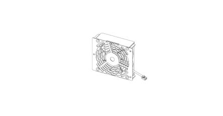 TDK-Lambda Cover Kit, for use with HWS600, HWS600/HD, HWS600/ME, HWS600P [600-FAN-01]; 238-0111