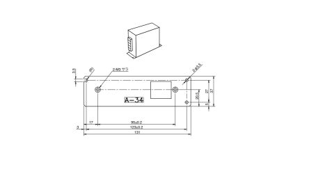 TDK-Lambda Mounting Bracket, for use with RWS100B, RWS-B Series [A-34]; 238-0118