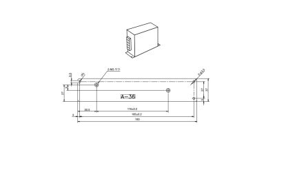 TDK-Lambda Mounting Bracket, for use with RWS300B, RWS-B Series [A-36]; 238-0120