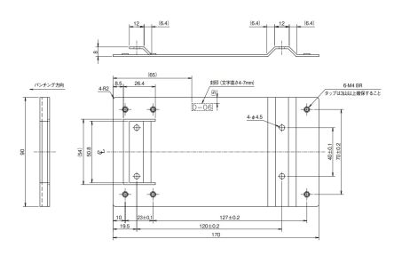 TDK-Lambda Mounting Bracket, for use with HWS300 [D-06]; 238-0126