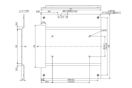 TDK-Lambda Mounting Bracket, for use with HWS600 [D-07]; 238-0127