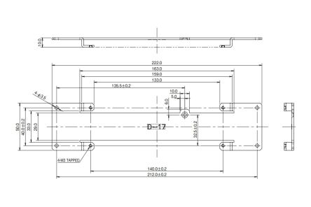 TDK-Lambda Mounting Bracket, for use with VS75E [D-17]; 238-0135