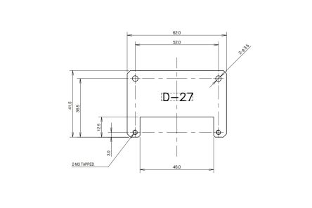TDK-Lambda Mounting Bracket, for use with ZWS100BAF [D-27]; 238-0144