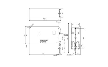 TDK-Lambda Mounting Bracket, for use with RWS150B, RWS-B Series [DIN-06]; 238-0151
