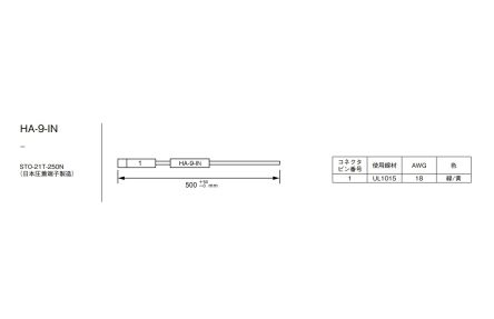 TDK-Lambda Wire Harness, for use with CME100A, CME-A Series [HA-9-IN]; 238-0171
