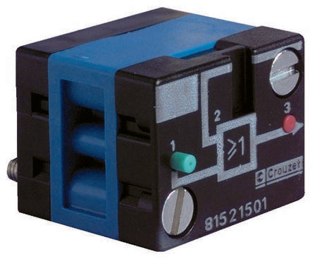 Crouzet Push In 4 mm Sub Base for use with Logic Elements [81532102]; 238-2495