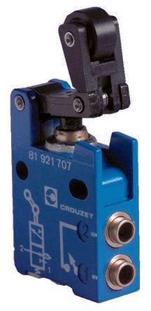 Crouzet Pneumatic Relay Pneumatic Manual Control Valve, 2.5mm, III B [81923001]; 238-2504