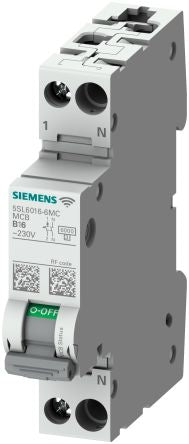 Siemens SENTRON MCB, 1+N, 25A Curve B, 230V AC [5SL6025-6MC]; 238-3195