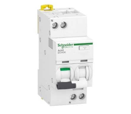Schneider Electric RCBO, 16A Current Rating, 1P+N Poles, 300mA Trip Sensitivity, Type C, Acti9 Range [A9DK5616]; 238-3293