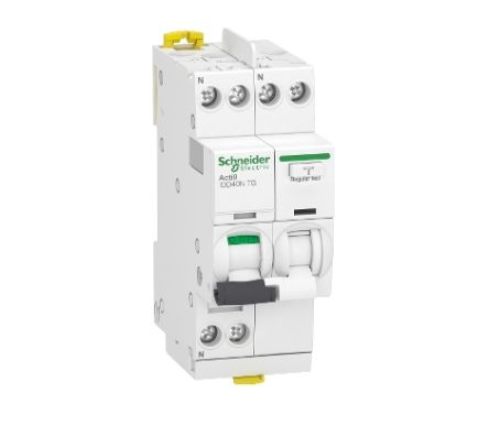 Schneider Electric RCBO, 20A Current Rating, 1P+N Poles, 300mA Trip Sensitivity, Type C, Acti9 Range [A9DV7620]; 238-3347