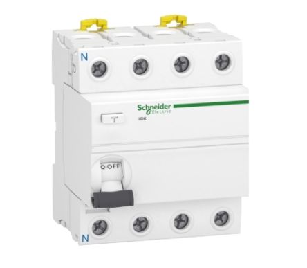 Schneider Electric Acti9 iIDK RCCB, 25A, 4 Pole, 300mA, Type AC, 380 → 415V ac [A9R56425]; 238-3461