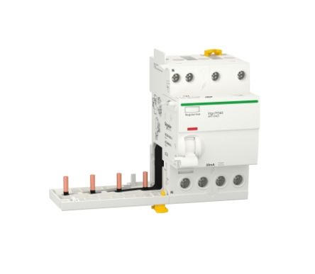 Schneider Electric Acti9 iTG40 RCCB, 63A, 4 Pole, 30mA, Type AC, 400V ac [A9Y12463]; 238-3488