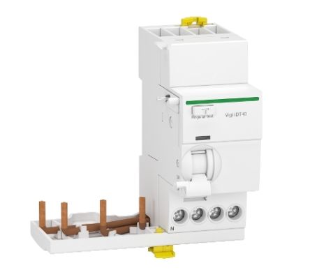 Schneider Electric Acti9 iDT40 RCCB, 40A, 3+N Pole, 300mA, Type A, 400V ac [A9Y65740]; 238-3516