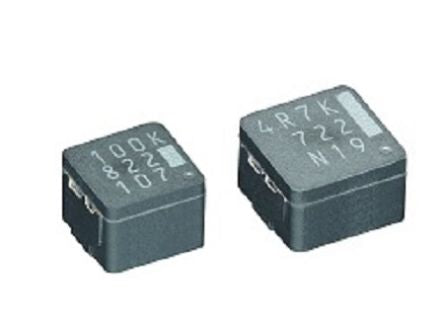 Panasonic, ETQP4M Shielded Wire-wound SMD Inductor with a Metal Composite Core, 4.7 μH ±20% 8.8A Idc [ETQP4M4R7KFM]; 238-3625
