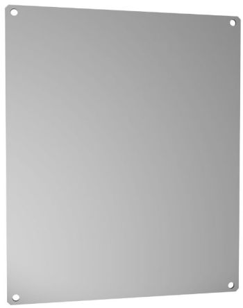 Hammond PJ Series Steel Mounting Plate, 45mm H, 377mm W, 428mm L for Use with PCJ181610L [P1868]; 238-3804