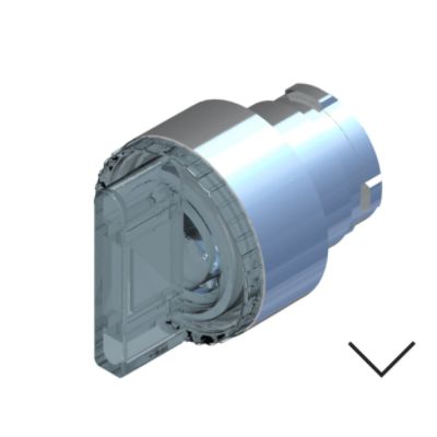 RS PRO 2 Position Selector Switch Head, 22.5mm Cutout, Transparent Handle [0]; 238-3914