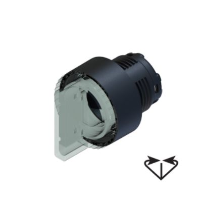 RS PRO 3-position Key Switch Head, Illuminated, Spring Return from Left and Right, 22.5mm Cutout [0]; 238-3938