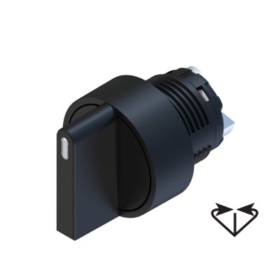 RS PRO 3 Position Selector Switch Head, 22.5mm Cutout [0]; 238-3942
