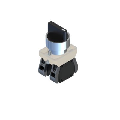 RS PRO Short Lever Selector Switch - (1NO+1NC) 22.5mm Cutout Diameter 2 Positions [0]; 238-3955
