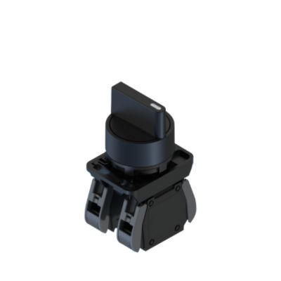 RS PRO Short Lever Selector Switch - (1NO/1NC) 22.5mm Cutout Diameter 2 Positions [0]; 238-3961