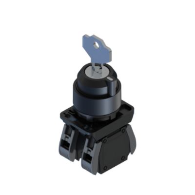 RS PRO Key Selector Switch - (1NO+1NC) 22.5mm Cutout Diameter 2 Positions [0]; 238-3964