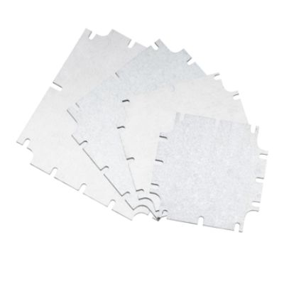 RS PRO Galvanised Steel Mounting Plate, 70.15mm W, 110.15mm L for Use with 238-4025 [0]; 238-4003