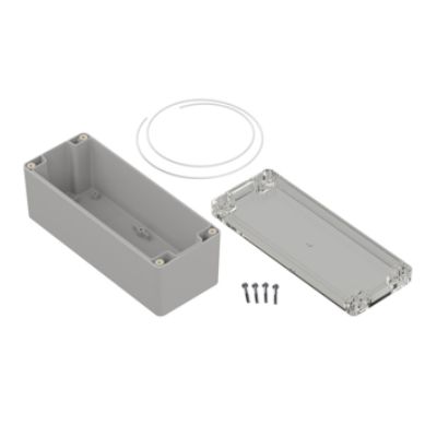 RS PRO Polycarbonate Enclosure, 75 x 75 x 190mm [0]; 238-4050