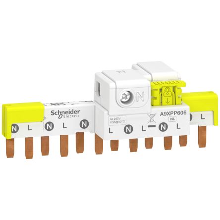 Schneider Electric Acti9 1 Phase Busbar, 230V, 9mm Pitch [A9XPP606]; 238-4087