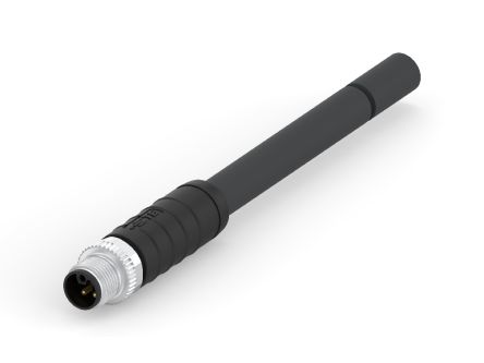 TE Connectivity Straight Male 4 way M12 to Unterminated Sensor Actuator Cable, 500mm [T4151199L14-001]; 238-4475
