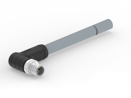 TE Connectivity Right Angle Male 5 way M12 to Unterminated Sensor Actuator Cable, 1.5m [T41512B9L25-003]; 238-4515