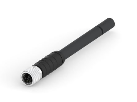 TE Connectivity Female 4 way M12 to Straight Female 4 way M12 Sensor Actuator Cable, 5m [T4151399L14-005]; 238-4523