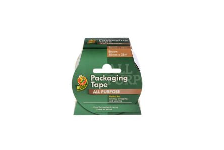 DUCK TAPE Brown Packing Tape, 25m x 50mm [223554]; 238-5568