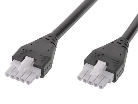 Molex 5 Way Female Mini-Fit Jr. to 5 Way Female Mini-Fit Jr. Wire to Board Cable, 500mm [215330-0505]; 238-7638
