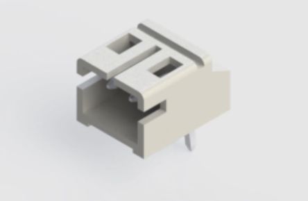 EDAC 140 Series Right Angle Through Hole PCB Header, 2 Contact(s), 2 mm Pitch, 1 Row(s), Shrouded [140-502-415-000]; 238-8293