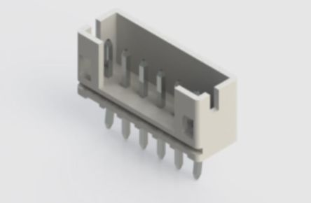 EDAC 140 Series Vertical Through Hole PCB Header, 6 Contact(s), 2 mm Pitch, 1 Row(s), Shrouded [140-506-415-001]; 238-8338
