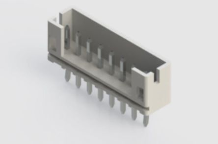 EDAC 140 Series Vertical Through Hole PCB Header, 8 Contact(s), 2 mm Pitch, 1 Row(s), Shrouded [140-508-415-001]; 238-8349