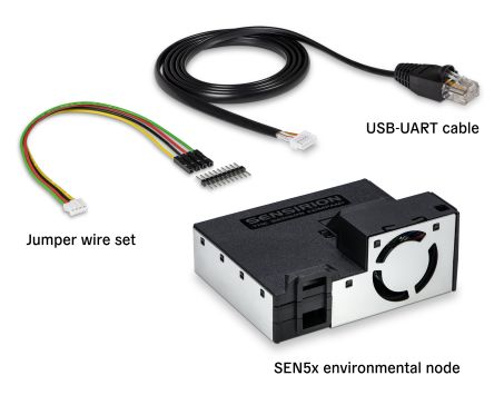 Sensirion Evaluation kit SEN5x series Enviroment Sensor Evaluation Kit for SEN5x SEN5x Environmental Sensors [SEK-SEN5x]; 238-9410