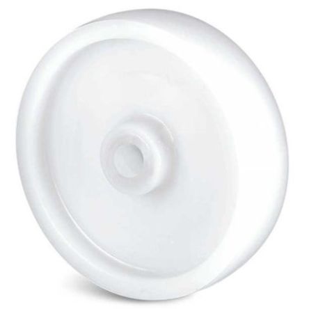 Guitel Hervieu White Polypropylene Impact Resistant Trolley Wheel, 160kg [87-411-125R12]; 239-1424