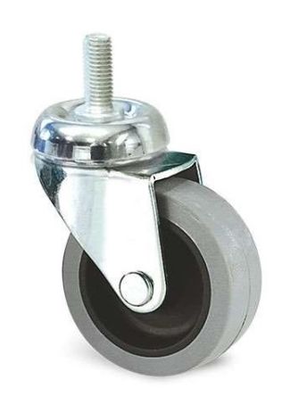 Guitel Hervieu Swivel Castor Wheel, 40kg Capacity, 63mm Wheel [CP1FA063-322L10]; 239-1425